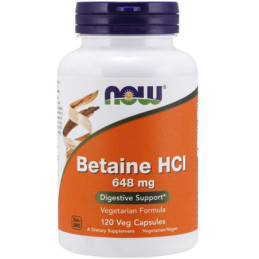 Now Foods Betaina HCL 648mg...