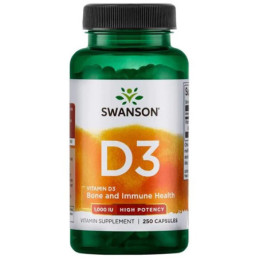 Swanson Vitamine D3 1000 IU...